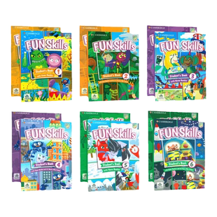 【进口直营】新版Fun Skills1-6级剑桥国际少儿英语真题集YLE等级考试一二三级官方备考书Cambridge English考试教材剑桥出版社