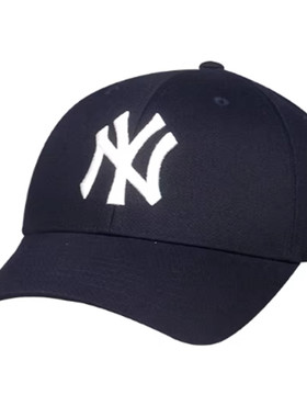 潮牌字母刺绣遮阳棒球帽硬顶MLB