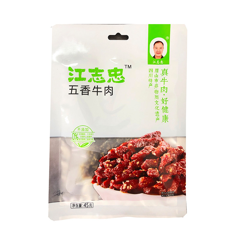 江志忠牛肉干0添加真牛肉