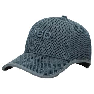 JEEP吉普夏天棒球帽男薄款户外遮阳防晒帽子刺绣休闲钓鱼鸭舌帽