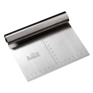 德国焙可美不锈钢切面刀刮板蛋糕馒头面点面团切刀烘焙工具带刻度