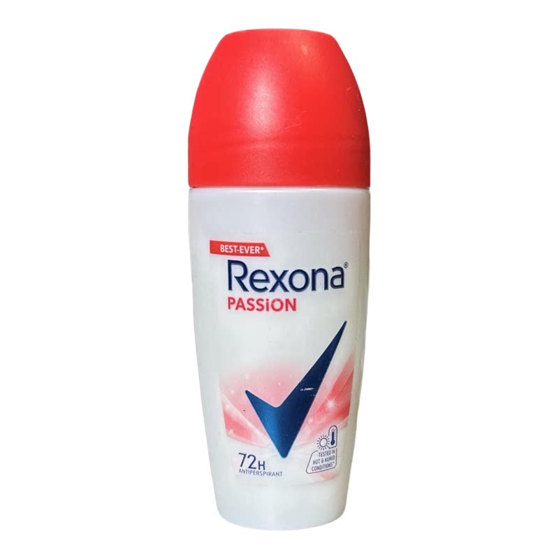 Rexona女士止汗香体露45ml热情花果持久滚珠便携防汗清爽除臭进口