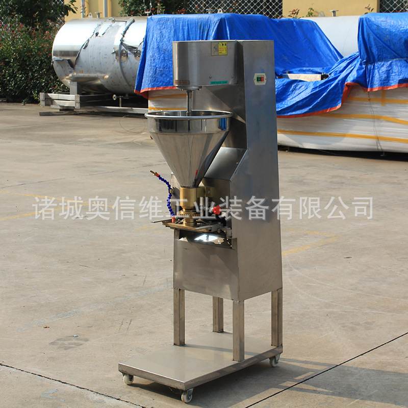 小型猪肉丸子成型机 全自动实心肉丸生产机器 丸子加工成套设备