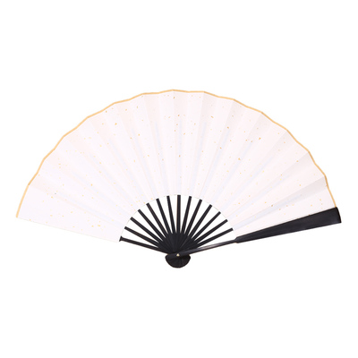 10寸宣纸空白折扇夏季便携中国风