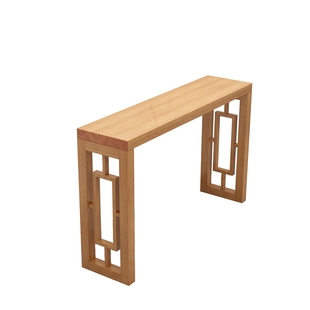 新中式实木玄关桌门厅玄关台简约现代端景台条案条几靠墙边桌窄桌