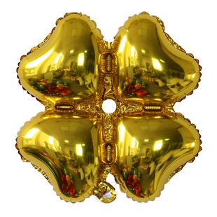 四叶草铝膜气球拱门立柱装饰店铺开业周年庆婚庆场景布置结婚用品