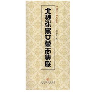 北魏张黑女墓志集联中国历代碑帖集联附简体旁注魏碑楷书毛笔字帖集联书法创作初学楷书临摹范本刘运峰编天津人民美术出版