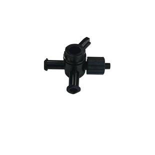 PP点胶控制阀耐高压三通阀门双通换向开关塑料公母鲁尔拷克墨水用