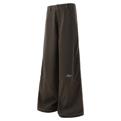 BJHG哈苏线直筒裤子垂感休闲裤