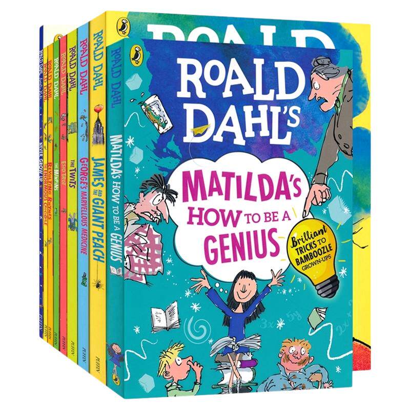 Roald Dahl Colour Edition The Twits James And The Giant Peach Esio Trot Matilda 罗尔德·达尔故事 儿童英语读物 英文原版