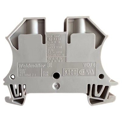 6平方接线端子魏德米勒欧式接线