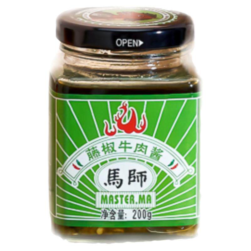 马师牛肉酱马思唯辣椒酱下饭拌面酱四种口味760g四瓶装即食