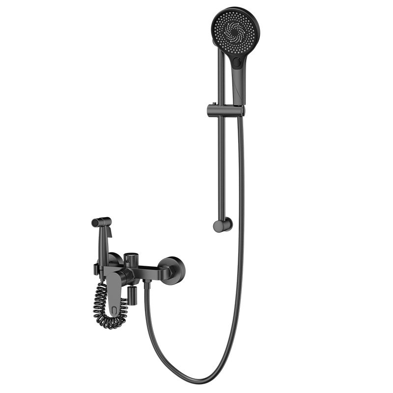 包安装淋浴花洒套装增压全铜家用洗澡喷头沐浴淋雨简易无顶喷卫浴