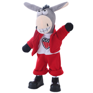 电动摇头驴玩具儿童疯狂摇摆小驴自动会跳舞的驴子摇滚甩头蹦迪驴