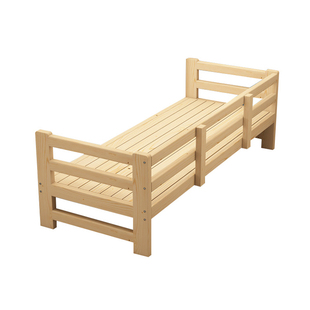 儿童床实木单人床男孩女孩公主床宝宝加宽小床婴儿拼接大床床边板