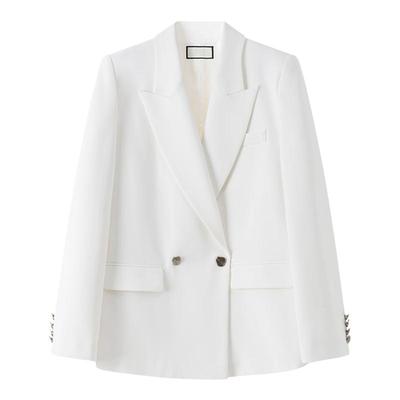 白色西装套装女2025新款春秋气质
