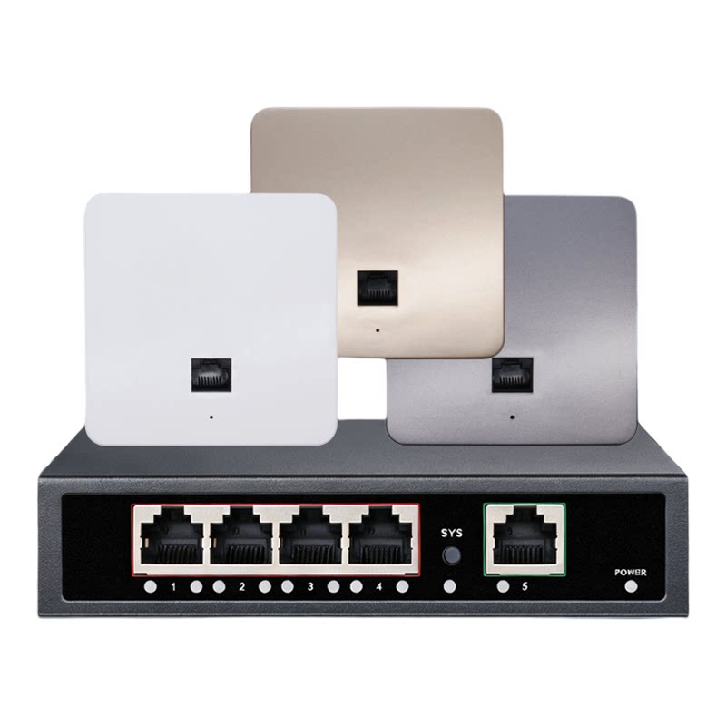 无线ap面板千兆5G双频86型入墙
