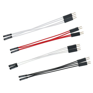 主板POWER/LED±一分二机箱面板跳线2P开机指示灯镀银延长转接线