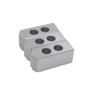 适用于比优特气动卡盘用加高软爪生爪三爪卡爪6寸8寸10寸齿距1mm