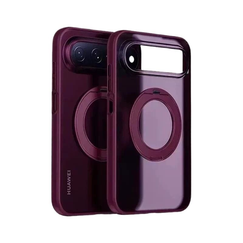 适用华为PuraXView手机壳新款puraxview旋转合金支架磁吸保护套View磨砂透明全包防摔高级感超薄散热防滑硅胶