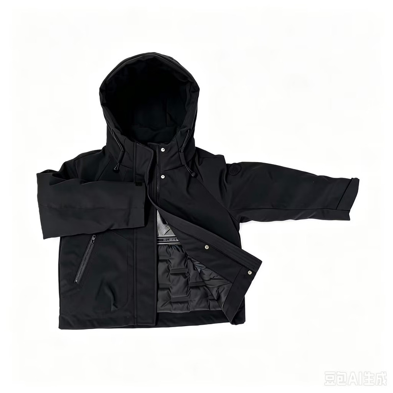 儿童羽绒服冲锋衣防风防水加厚保暖2026冬季新款男童90白鸭绒外套
