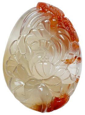 蝶恋花南红玛瑙吊坠凉山南红