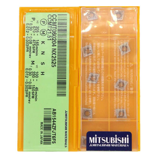 日本三菱陶瓷数控车刀片CCMT09T304/060204 NX2525内孔镗刀粒钢件