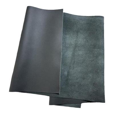 黑色哑光纯牛皮源头工厂真皮皮料