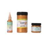 美之言金色丙烯颜料金属色100/300ml珠光丙烯仿古手绘画画彩绘手办上色银青铜古铜佛光金石墓碑防水金粉颜料