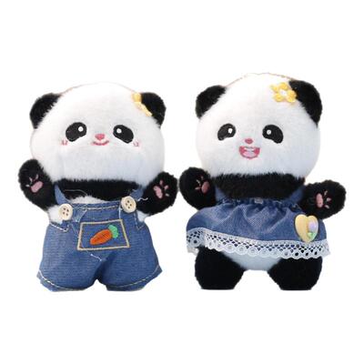 毛绒玩具成都熊猫公仔可爱玩偶儿童书包小挂件 生日礼物女生娃娃