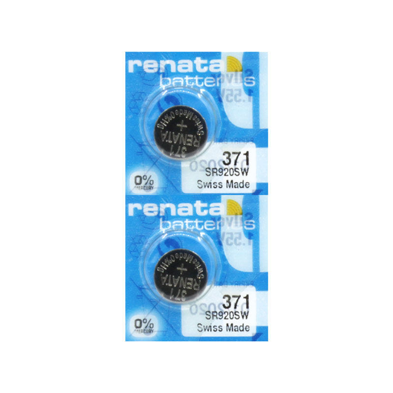 RENATA瑞士371手表电池SR920SW通用LR920 GH/AG6适用卡西欧天梭1853原装天王阿玛尼罗西尼CK石