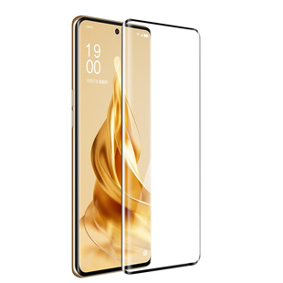 opporeno9钢化膜适用reno10/11pro手机膜oppo曲屏reno3/4/5/6pro防窥屏por+防偷窥5g全屏rone曲面玻璃pr0贴膜