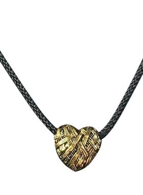 925银爱心/心形通勤风项链锁骨链女轻奢高级感小众设计毛衣链