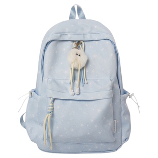 ins风星星书包女初中生冷门小众不撞款小学生高颜值日韩双肩包