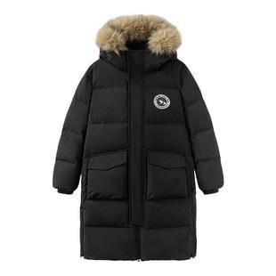 巴拉巴拉童装儿童羽绒服男女童2025新款冬装红色拜年服加厚保暖潮