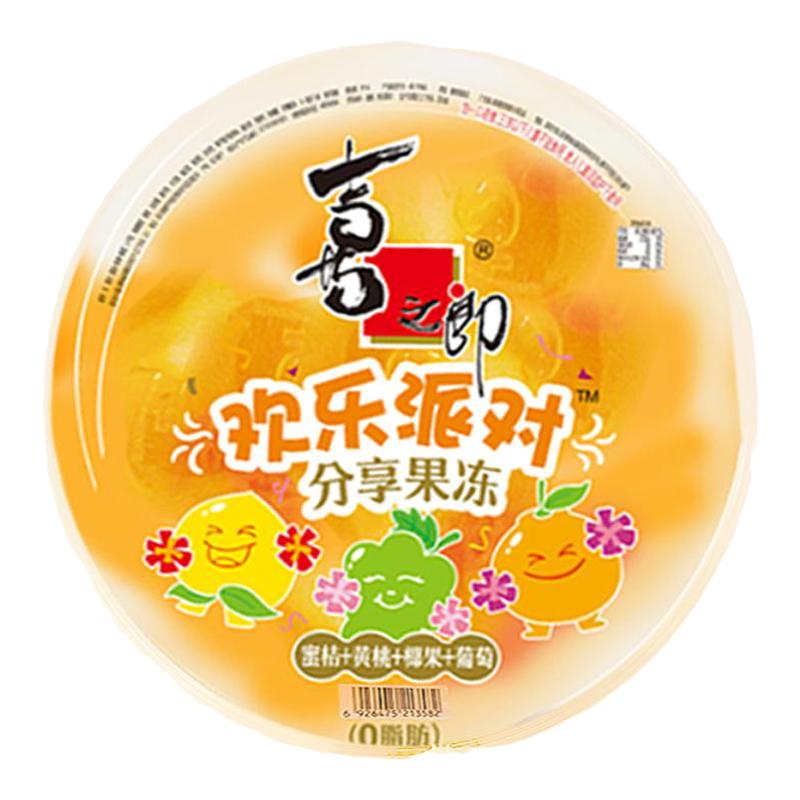 小林同款喜之郎2kg超大果冻巨无霸果肉网红巨型果冻儿童零食礼包