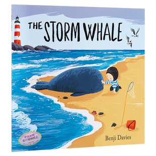 班吉戴维斯：暴风鲸 英文原版 Storm Whale 绘本 3-6岁 精品绘本