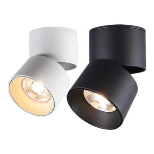 雷士照明led明装筒灯可折叠免开孔家用客厅天花射灯商用洗墙灯