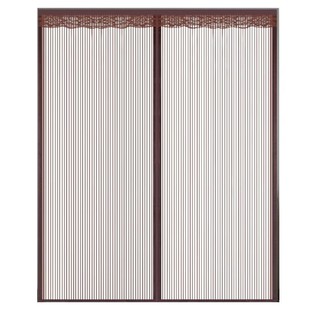 F串珠玻璃门纱窗帘金刚纱屋内入户门防蚊门帘夏季软纱室内家门口