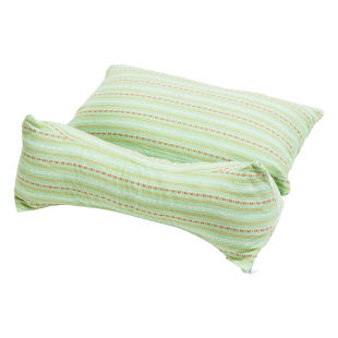 荞麦壳枕头颈椎反弓矫正艾草枕助睡觉纯棉单人三角多功能组合枕套