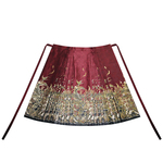 月渺境乌鸦汉洋折衷红色马面裙上衣套装女2026春夏新款明制汉服女