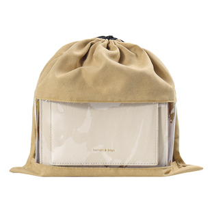 绒布奢侈品包包防尘袋抽绳束口收纳整理袋防潮防霉皮包保护套神器