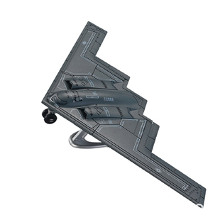 旭嘉美国幽灵B-2战略轰炸机1:200军事拼装积木模型玩具收藏摆件男