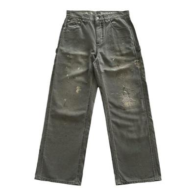 haonanhuang水洗宽松直筒工装裤