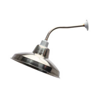 LED不锈钢户外防水马路弯杆灯室外露天防雨照明灯复古墙壁庭院灯