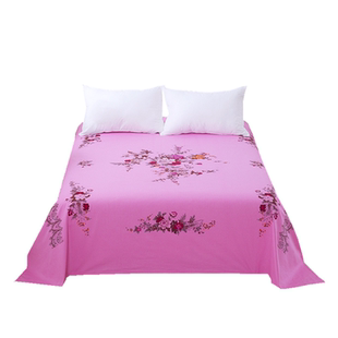 加厚纯棉老上海床单单件怀旧单子全棉粗布不起球国民老式土布被单