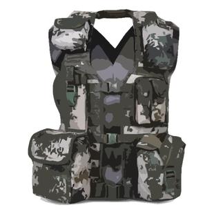 战术零六背心袋配件套装06携行装具11件套背心马甲水壶袋面具包
