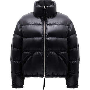 LINC金羽杰短款羽绒服女款新款简约立领小面包服截短造型外套1296