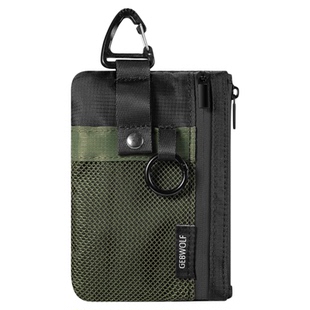 新款户外零钱包RFID防盗刷卡包多功能银行卡证件包防水挂脖钥匙包