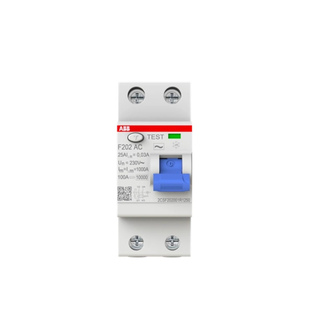 ABB漏保断路器F202 AC-25 40 F204 AC-63A 80A 100A/0.03 2P 4P